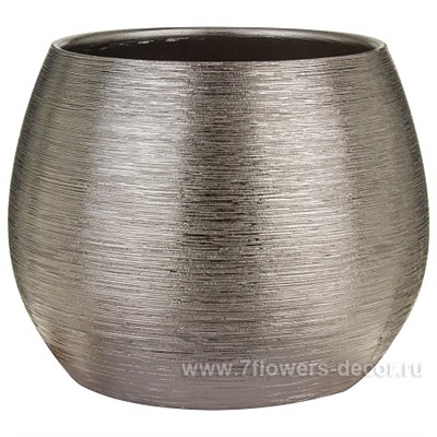 Кашпо "Silver" (керамика), D16,5xH13,5 см