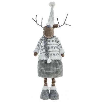 Игрушка набивная "Олень" (телескоп ноги), L49 W20 H116/45 см, 2в.
