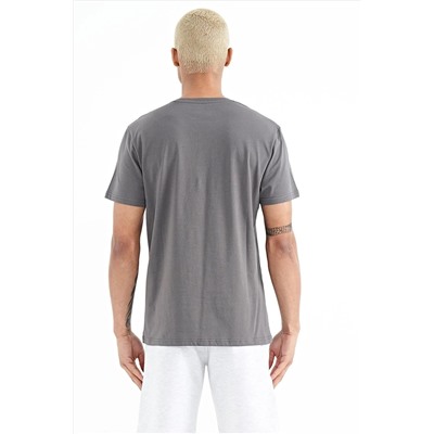Мужская футболка Alan Dark Grey Standard Mold — 88208 A11ER-88208