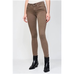 Pantalón skinny fit New Luz - Marrón