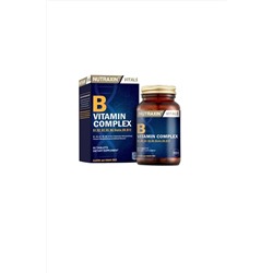 Nutraxin B1, B2, B3, B5, B6, B12 Ve Biotin Içeren B Vitamin Complex 60 Tablet
