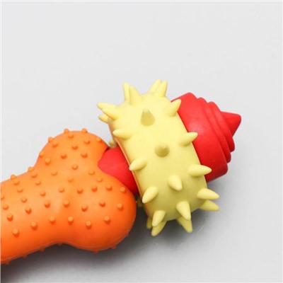 Игрушка жевательная "Мегаконструктор", TPR, 18 см, микс цветов