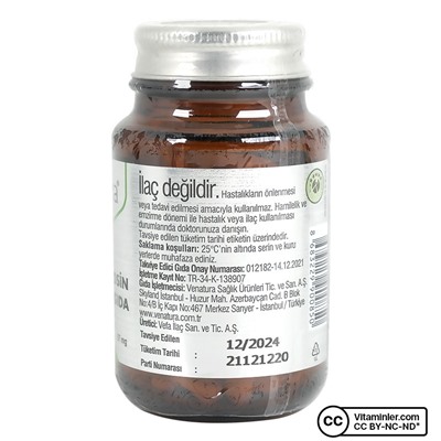 Venatura Zinc L-карнозин 30 капсул
