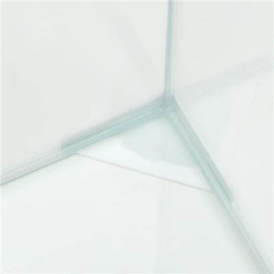 Аквариум "Куб", покровное стекло, 31 литр, 30 x 30 x 35 см, белые уголки