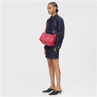 Bolso bandolera Tous Dolsa - cuero - fucsia