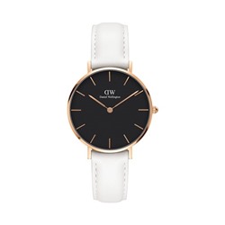 Reloj de cuarzo de piel y chapado en oro rosa Petite Bondi