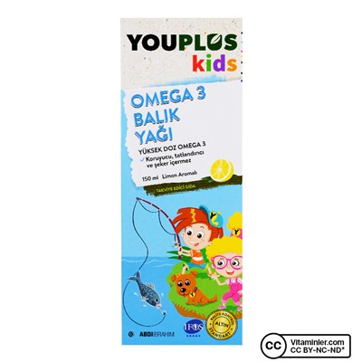 YouPlus Kids Омега-3 150 мл