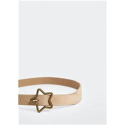 Cinturón hebilla estrella -  Niña | MANGO OUTLET España