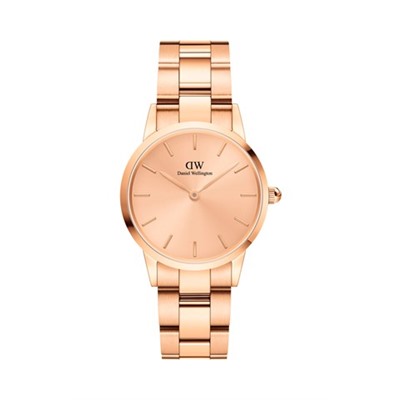 Reloj de acero Iconic Link Unitone - 28 mm - Rosa dorado