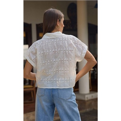 Рубашка к/р F412-1146 white