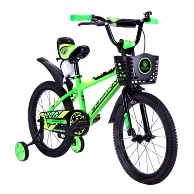 Велосипед 18" Krypton Super KS01GY18 неоновый жёлто-зелёный