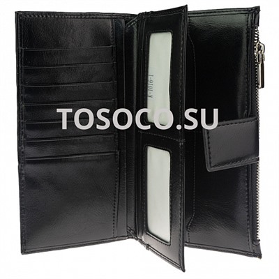k-1016-1 black кошелек женский экокожа 9х19х2