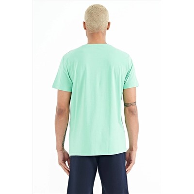 Мужская футболка стандартного кроя Bert Water Green — 88210 A11ER-88210