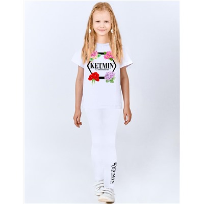 Футболка для девочки KETMIN СOLLECTION цв.Белый