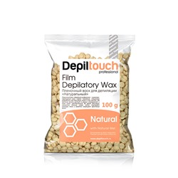 Воск для депиляции пленочный с натуральным воском, 100 гр, бренд - Depiltouch Professional