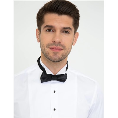 Белый бывший Рубашка для смокинга Slim Fit