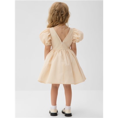 Платье нарядное детское MINAKU: PartyDress, цвет молочный, рост 116 см