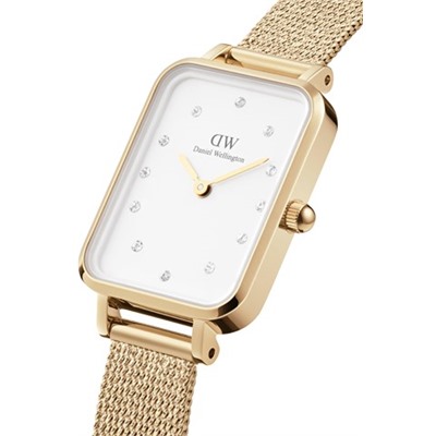 Reloj de cuarzo de acero y chapado en oro amarillo Evergold