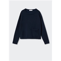 Jersey algodón bolsillo -  Niña | MANGO OUTLET España
