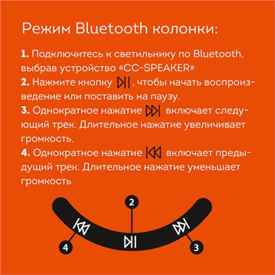 Настольная лампа светильник с органайзером и Bluetooth колонкой, LED, 6 Вт, белый, DASWERK, 238328