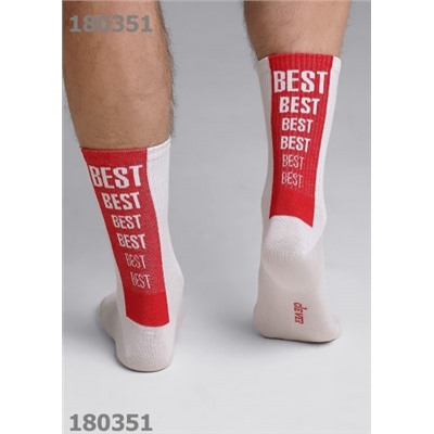 CLEVER Носки муж.К6405Л тренд спорт хл+эл
