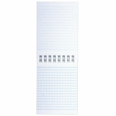 Блокнот МАЛЫЙ ФОРМАТ А7 75х105 мм, 40 л., гребень, картон, клетка, BRAUBERG "Minimal Pastel", 116431