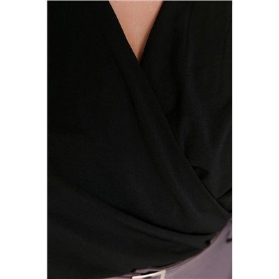 Black Balloon Eleve Cruve Cruve вязание урожая блуза TBBAW23AF00029