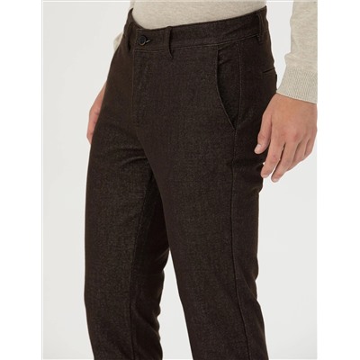 Brown Slim Fit Canvas Bloys