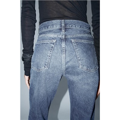 JEANS ZW COLLECTION RECTOS CROPPED TIRO MEDIO