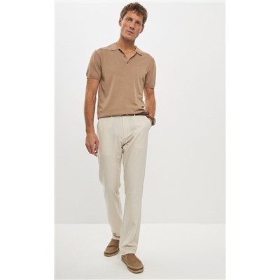 Футболка-поло P411-1560 beige