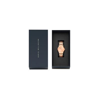 Reloj de acero Iconic Link Unitone - 28 mm - Rosa dorado