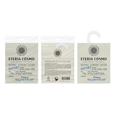 Озон роза и морская соль ETERIA COSMO ароматическое саше 10 г