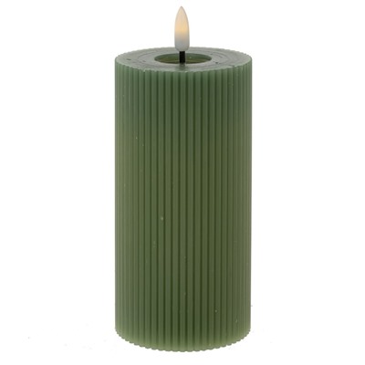 Изделие декоративное "Свеча" (подсветка, 2xААА н/п), L7,5 W7,5 H15 см