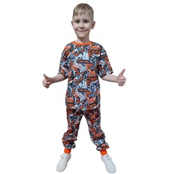 Детский костюм с брюками 33059 кулирка