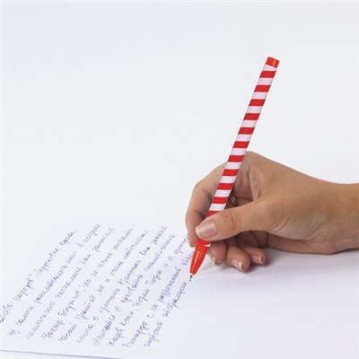 Ручка шариковая BRAUBERG SOFT TOUCH STICK "TWIST", СИНЯЯ, мягкое покрытие, узел 0,7 мм, 143702