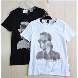 Хлопковая футболка   KARL LAGERFEL*D ОРИГИНАЛ!