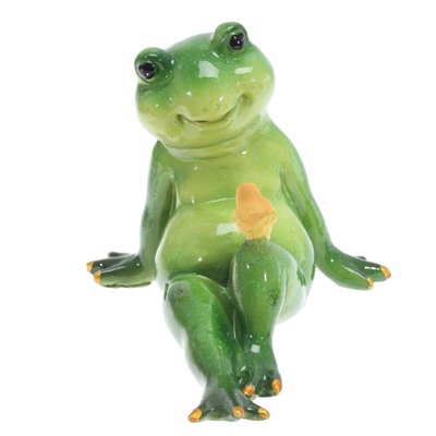 Фигурка декоративная "Лягушка", L14,5 W12 H10,5 см