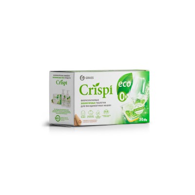 Экологичные таблетки для посудомоечных машин "CRISPI" (30шт)