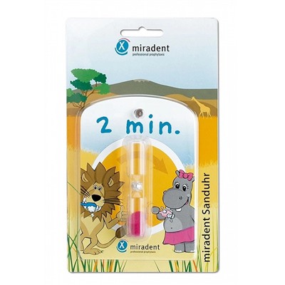 Песочные часы для контроля времени чистки miradent