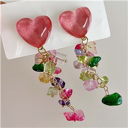 Серьги длинные на гвоздиках арт. 13 0838 (id 265051)