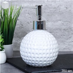 Дозатор для жидкого мыла 350 мл / DW29153 White /уп 60/