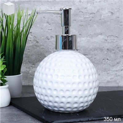 Дозатор для жидкого мыла 350 мл / DW29153 White /уп 60/