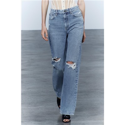 JEANS ZW COLLECTION WIDE LEG TIRO ALTO