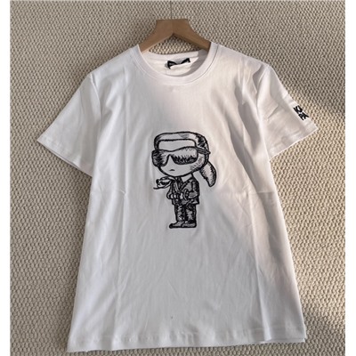Женская вышитая футболка KARL LAGERFEL*D ОРИГИНАЛ!