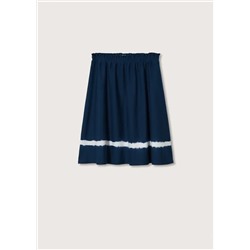 Falda algodón tie-dye -  Niña | MANGO OUTLET España