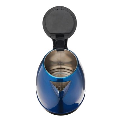 УЦЕНКА Чайник электрический Luazon LSK-1804, металл, 1.8 л, 1500 Вт, синий