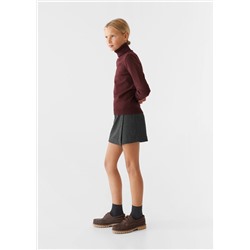 Falda pantalón pata de gallo -  Niña | MANGO OUTLET España