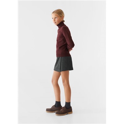 Falda pantalón pata de gallo -  Niña | MANGO OUTLET España