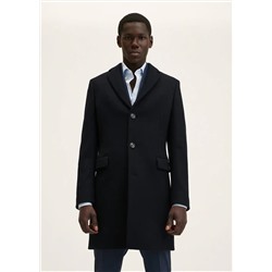 Abrigo largo lana reciclada -  Hombre | MANGO OUTLET España