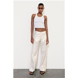 JEANS LOOSE TRF FOIL TIRO MEDIO